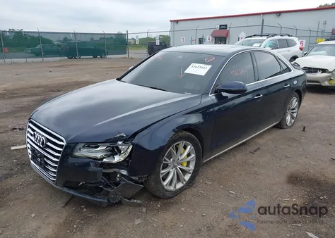 2013 Audi A8 3.0T из США, поврежденный, VIN WAUAGAFD8DN025900